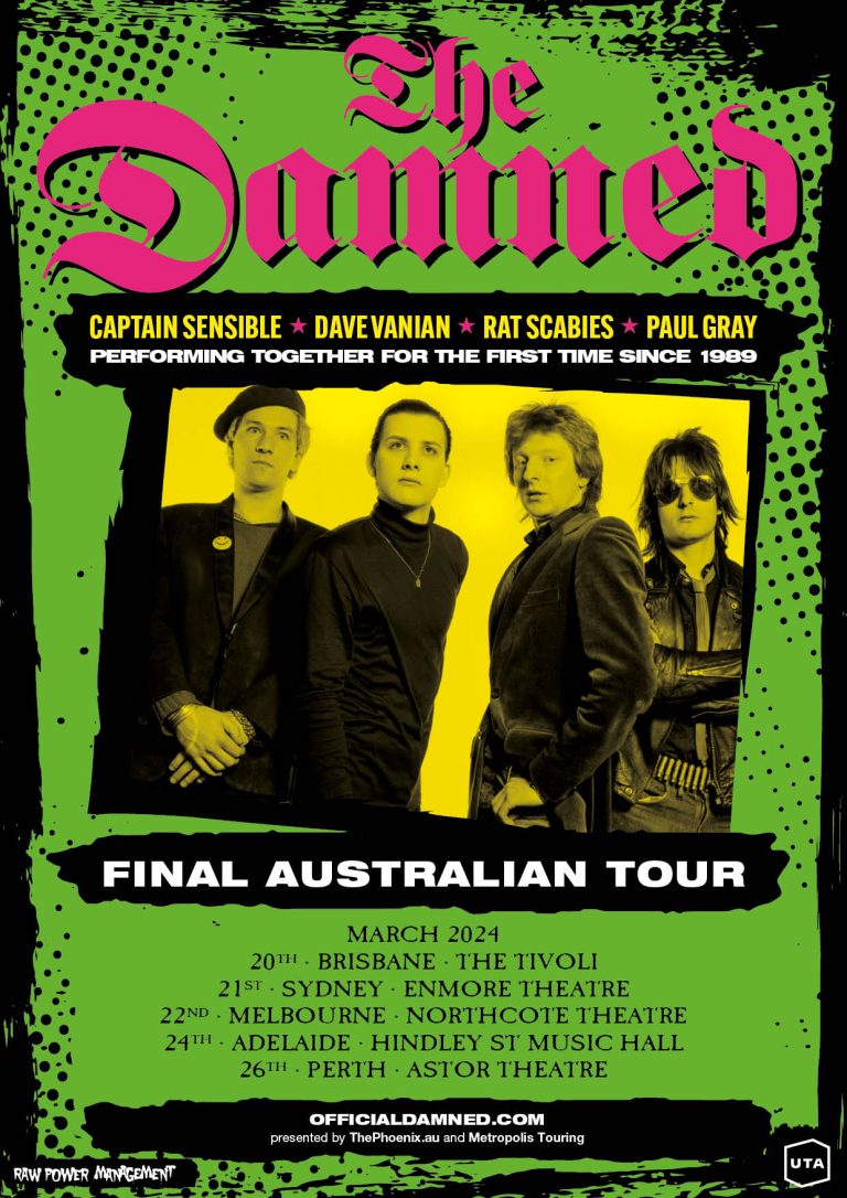 THE DAMNED Final Australian tour 2024 Everyday Metal